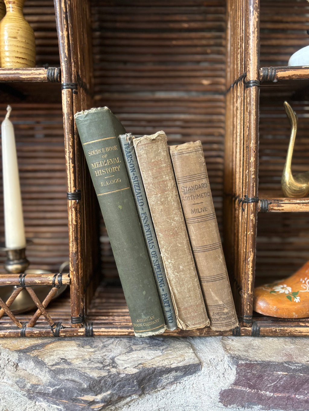 Antique School Textbooks & History Book