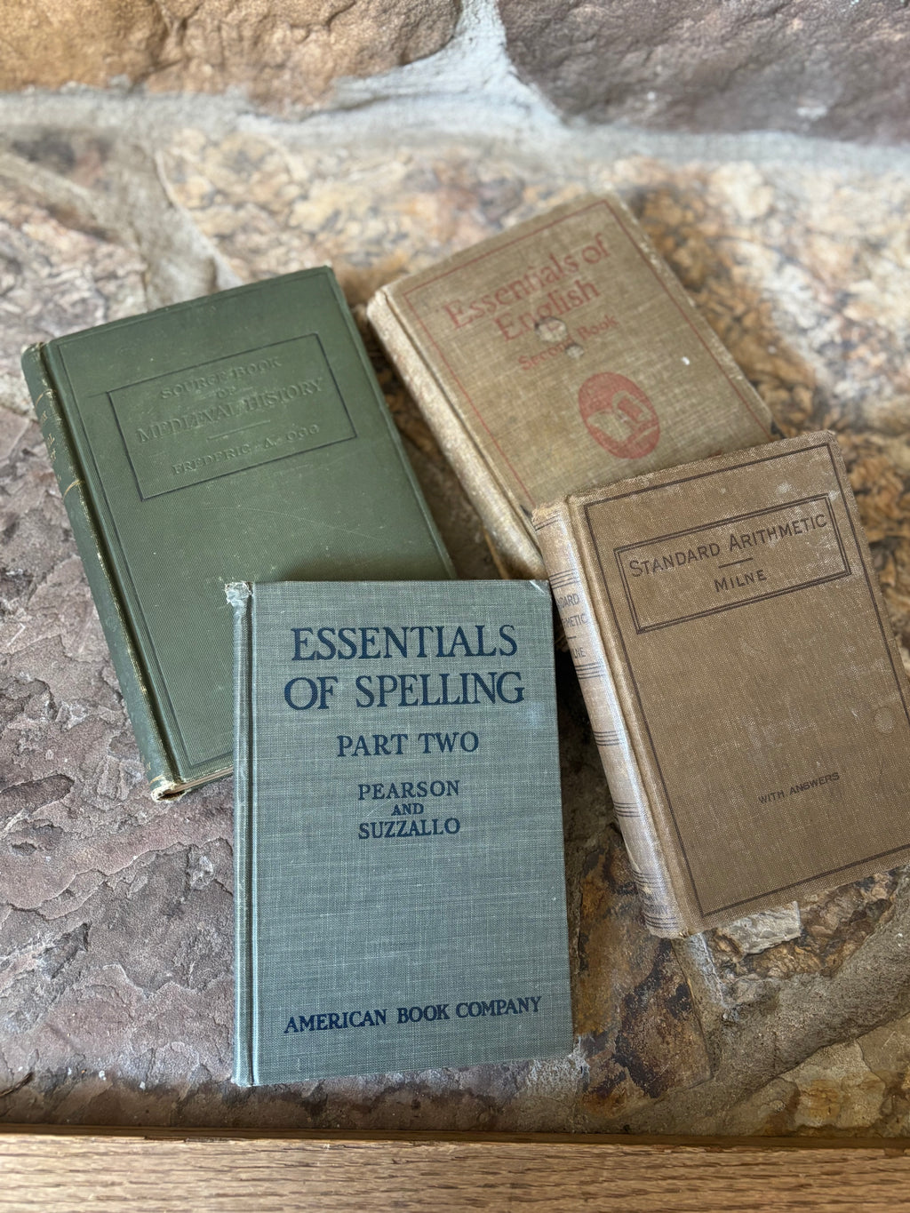 Antique School Textbooks & History Book