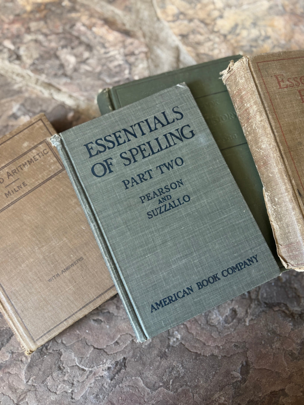 Antique School Textbooks & History Book